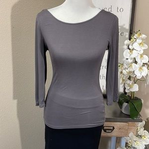 By Together Gray Long Sleeve Top